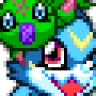Veemon/V-Mon (& Wormmon) in Ring Racers!